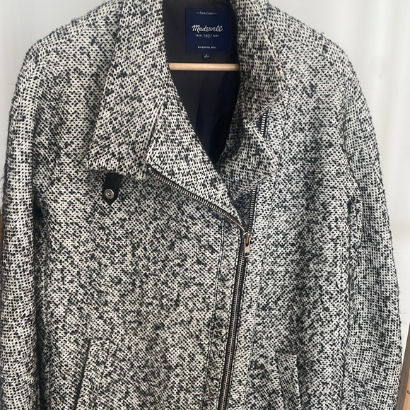 Madewell city coat- speckled - Picture 5 of 11